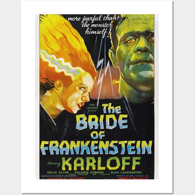 Bride of Frankenstein (1935) 1 Wall Art by GardenOfNightmares